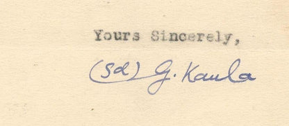 India 1945 crested letter DEWAN'S OFFICE / MUSHEER-I-KHAS / SOLAN