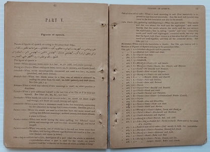 AOP DEWAN I HAFIZ Odes 51-100 SC 1892 see condition India 