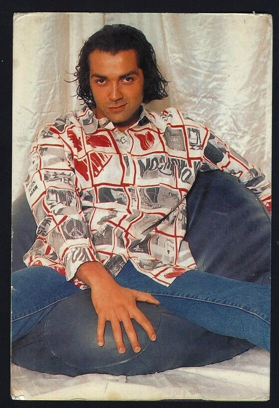 AOP India Bollywood BOBBY DEOL vintage postcard 
