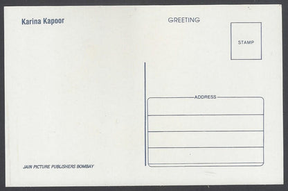 AOP India vintage Bollywood postcard KAREENA KAPOOR
