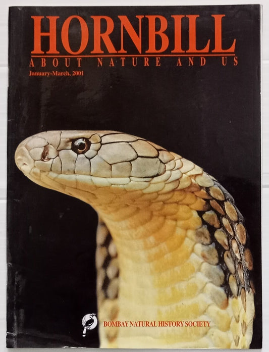 AOP India HORNBILL by THE BOMBAY NATURAL HISTORY SOCIETY Jan/March 2001