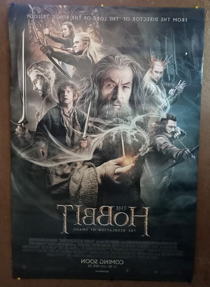 2013 The Hobbit: The Desolation of Smaug 1 sheet India poster (2 side printed)