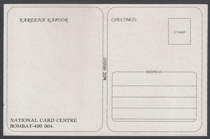 AOP India vintage Bollywood postcard KAREENA KAPOOR
