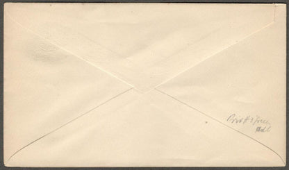 AOP India Hyderabad State 1887 5a green envelope unused HG #B7 $50 (1990)
