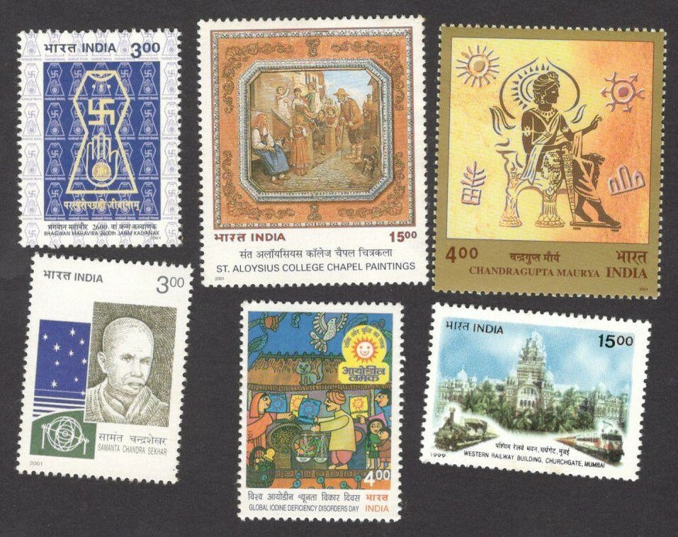 India 2001 Year pack / Year set MNH