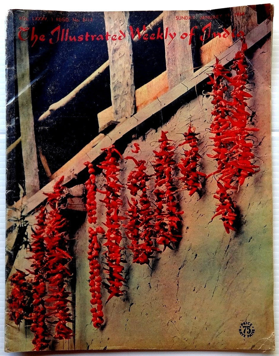 Illustrated  Weekly of India 19th January 1964 issue Ӝ