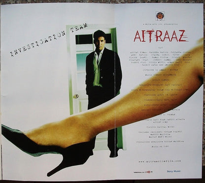 India Bollywood 2004 Aitraaz souvenir press book Akshay Kumar Kareena Priyanka