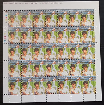 India 2011 Legendary Heroines of India set of 6 sheets of 35 MNH