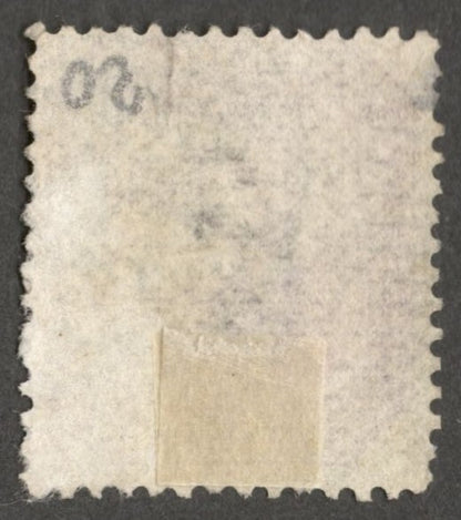 AOP India QV 1860 no watermark 8p purple/white used. SG 52 £7.50