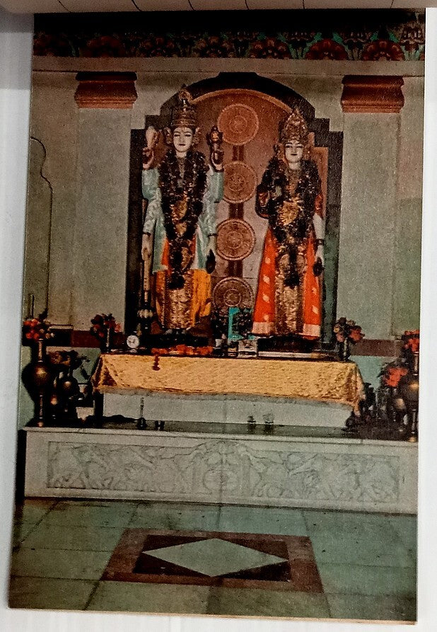 AOP India BIRLA MANDIR (TEMPLE), DELHI vintage tourist booklet of 8 postcards