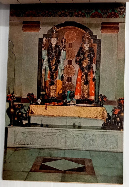 AOP India BIRLA MANDIR (TEMPLE), DELHI vintage tourist booklet of 8 postcards