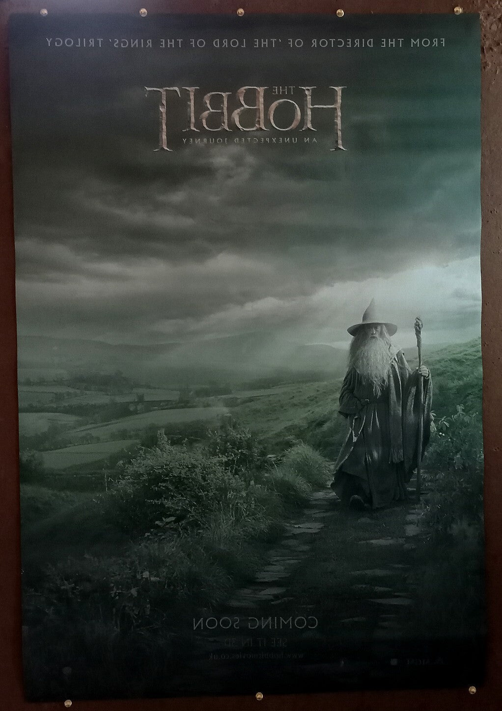 2012 The Hobbit: An Unexpected Journey 1 sheet India poster (2 side printed)