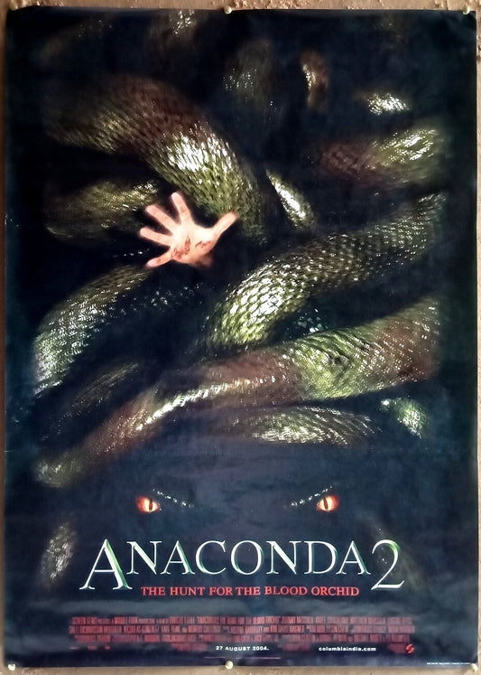 Anacondas: The Hunt for the Blood Orchid 2004 1 sheet - India Poster 28" x 38"