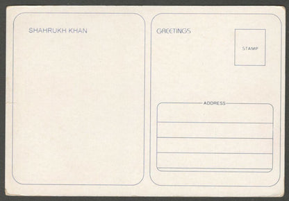 AOP India Bollywood SHAH RUKH KHAN vintage postcard 