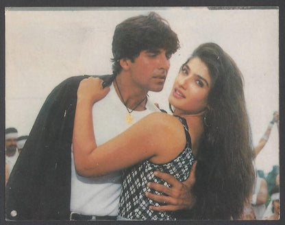 AOP2 India Bollywood 1997 Pocket Calendar - Raveena Tandon & Akshay Kumar