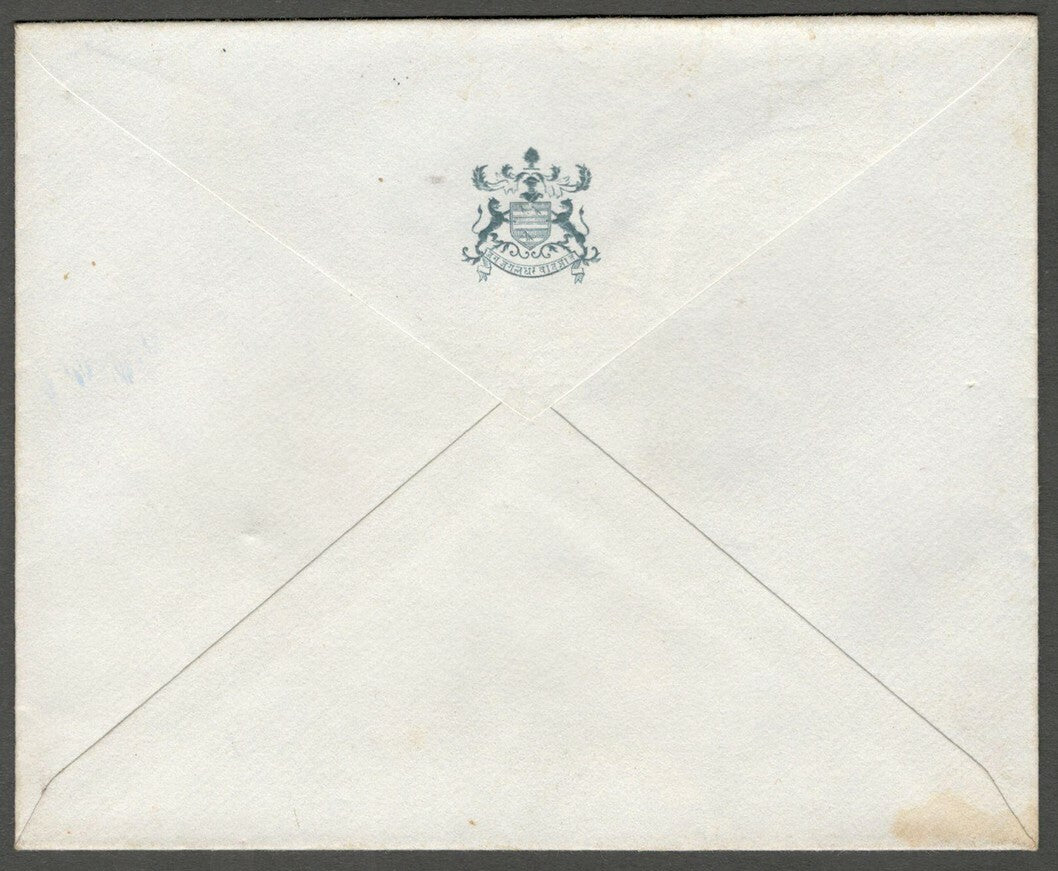 AOP India Bikaner State herald crested envelope