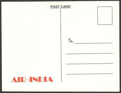 AIR INDIA LONDON reprinted postcard