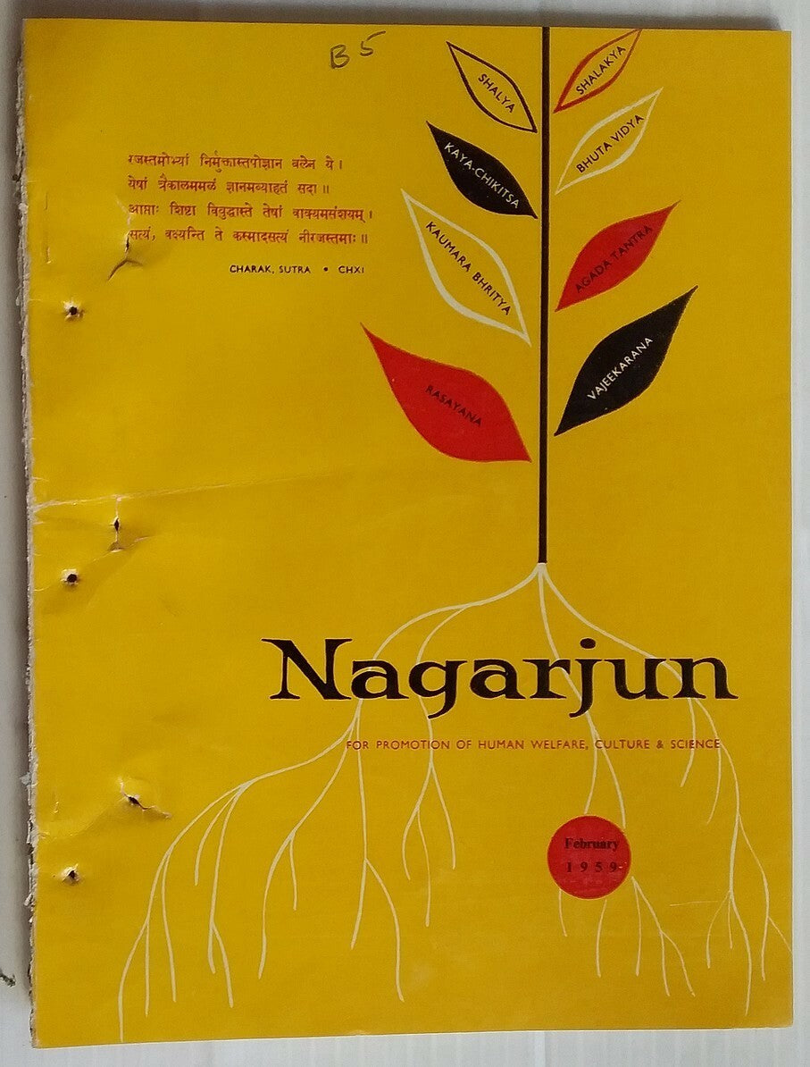 Nagarjun – An English monthly of Indian Ayurvedic Medicine 1959 (6 issues)