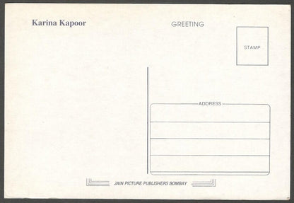 AOP India Bollywood vintage postcard KAREENA KAPOOR