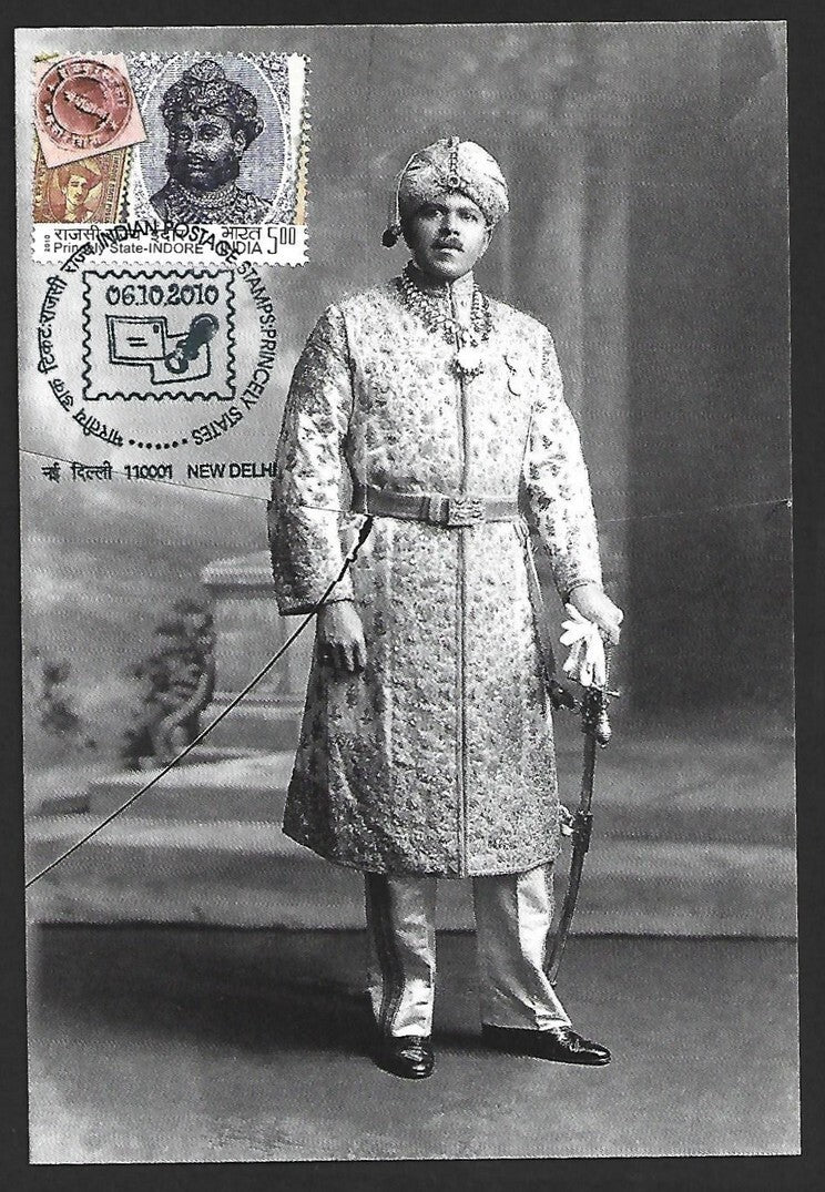 AOP India 2010 Princely States maxi card - Raja Martanda Tondiman of Pudokotta
