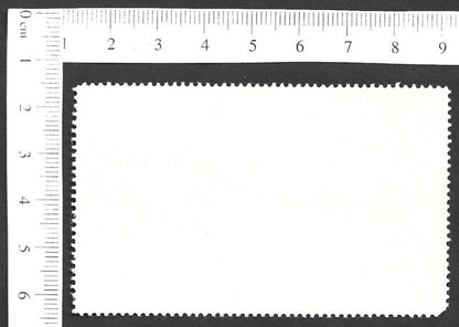 Vintage OVERLAND TO INDIA poster stamp - POND AT CHUPUNUN zaz