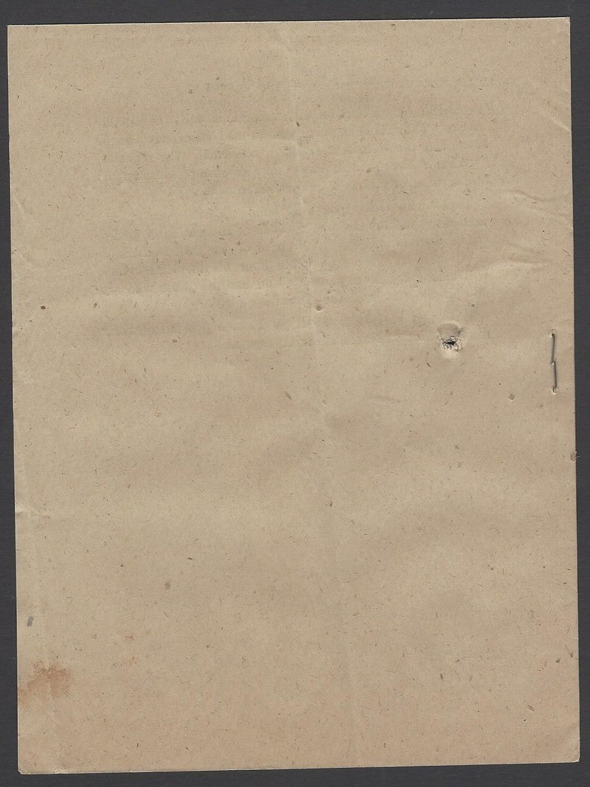 India 1943 WW2 National War Front Propaganda Pamphlet May – June 21