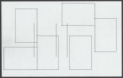 India 2007 Buddha mini sheet with a major double perforation error MNH