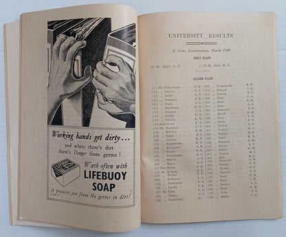 AOP India Sydenham College Magazine October 1949