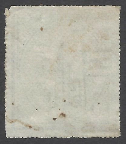 AOP India Alwar State 1877 1/4a steel blue used. SG 1