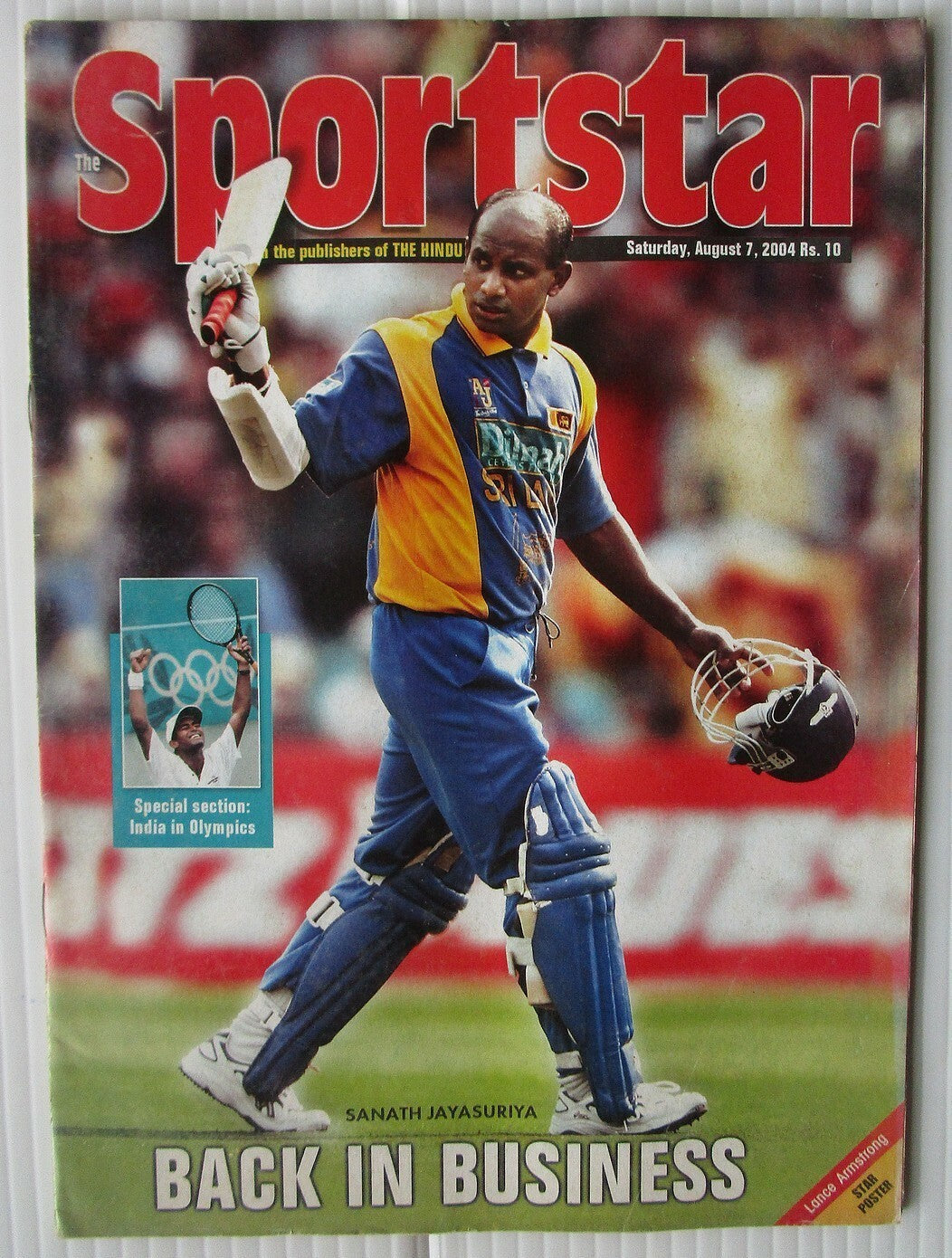 India Sports Star 2004 with much Cricket coverage (5 issues)