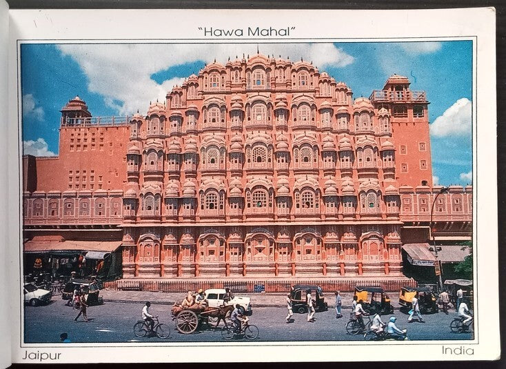 (AOP) India booklet of 12 vintage postcards JAIPUR