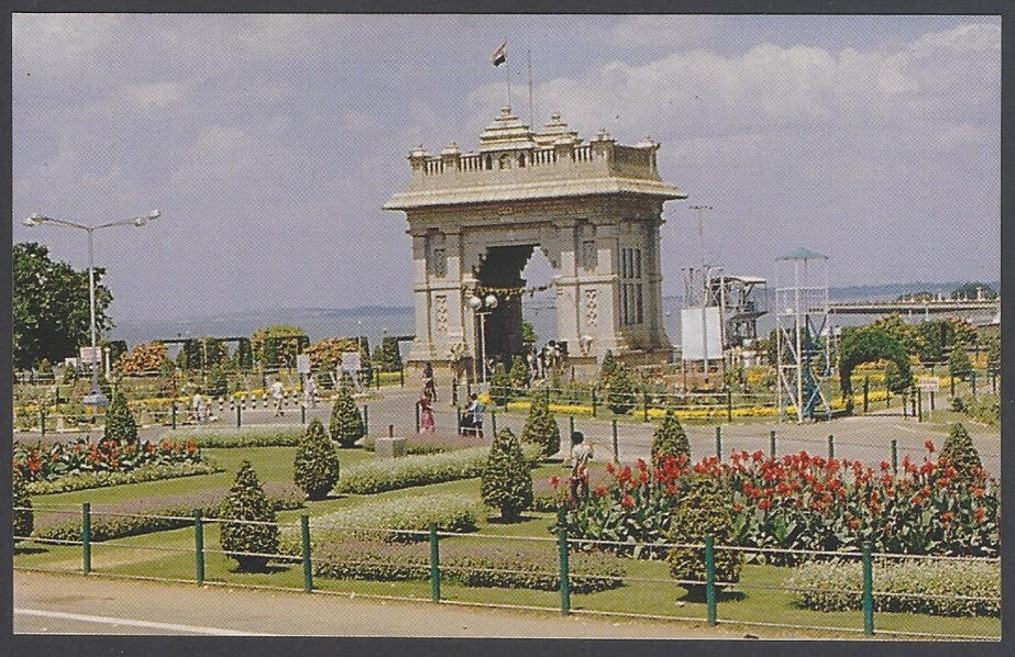 AOP India MYSORE packet of 10 vintage postcards BRINDAVAN