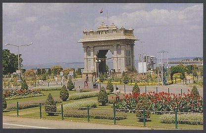 AOP India MYSORE packet of 10 vintage postcards BRINDAVAN