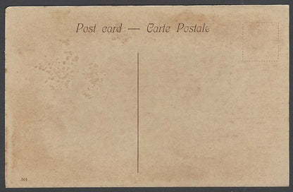 India Fort Purandhar near Poona vintage postcard