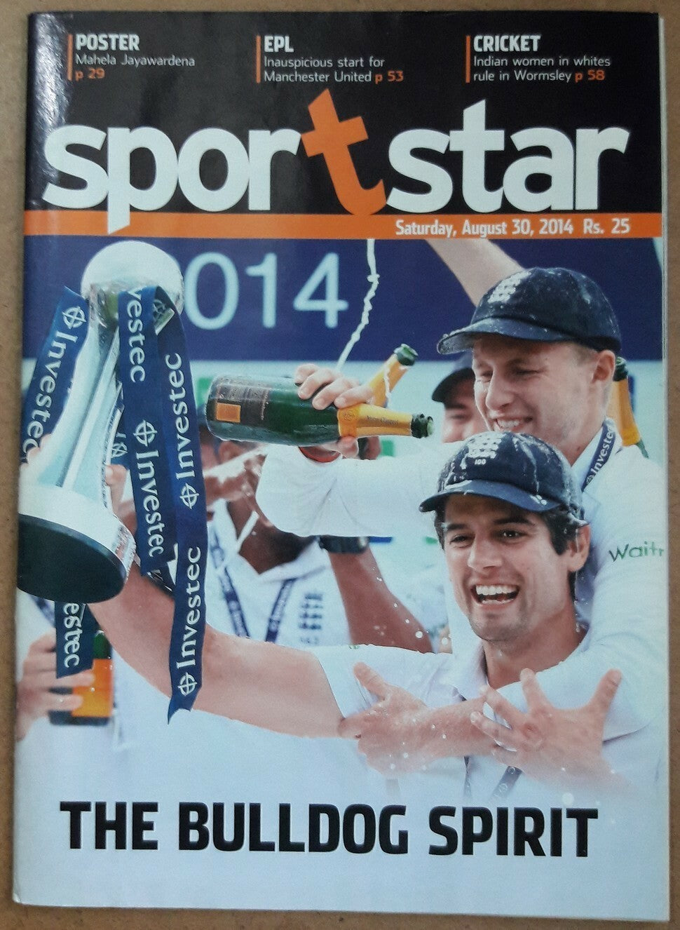 India Sports Star 2013-2014 with much Cricket coverage (5 issues)