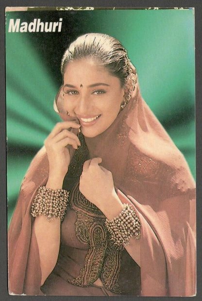 AOP India Bollywood vintage postcard MADHURI DIXIT
