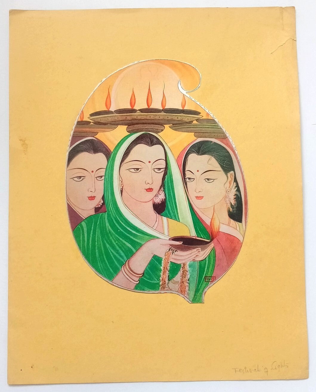 AOP KANU DESAI vintage print India - FESTIVAL OF LIGHTS