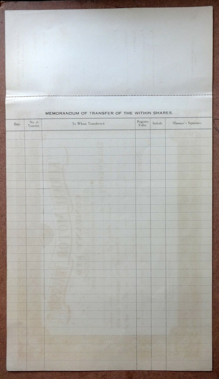 India 1930s KURWAI MOTORTRANSPORT COMPANY LTD. share cerificate