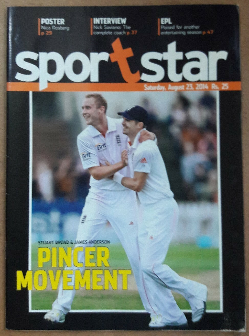 India Sports Star 2013-2014 with much Cricket coverage (5 issues)
