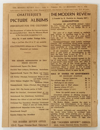 AOP India MODERN REVIEW 1955 Jan Economy of the Bullock-cart