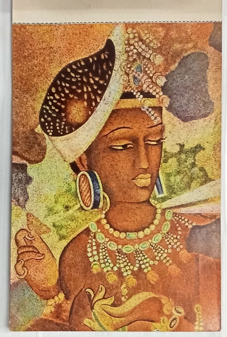 AOP India AJANTA vintage tourist booklet of 10 postcards