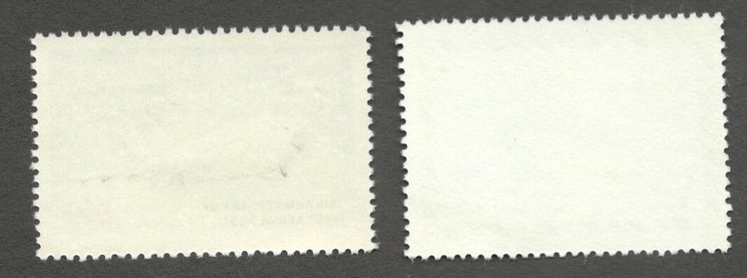 India 1986 75th Ann of First Official Airmail Flight Allahabad Naini set of 2