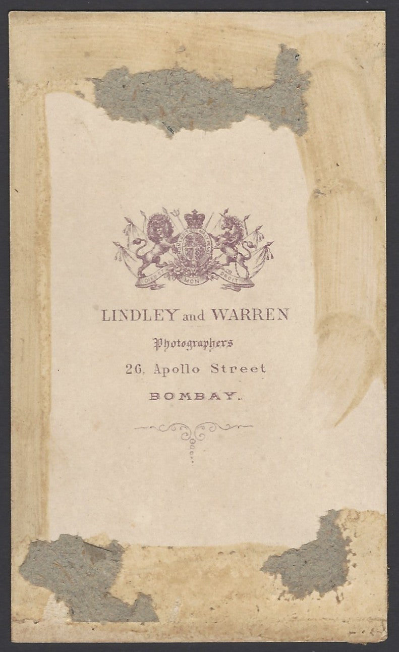 India FAMOUS PARSIS PARSEES - CDV photo