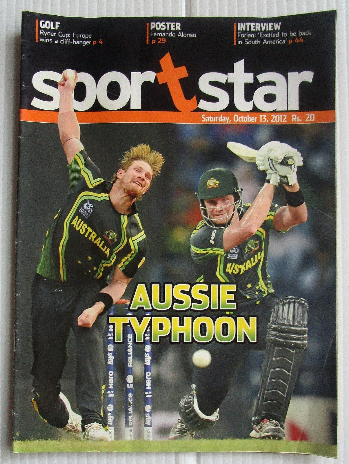 India Sports Star 2012-2013 with much Cricket coverage (5 issues)
