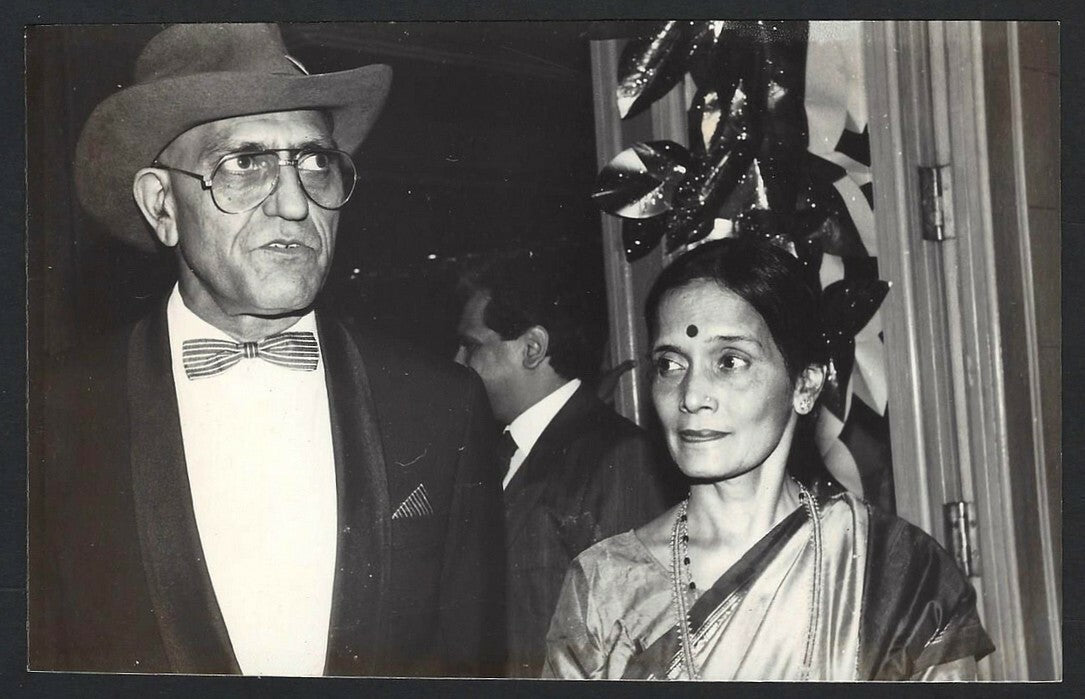 Amrish Puri & his wife – Bollywood 10x16cm photo