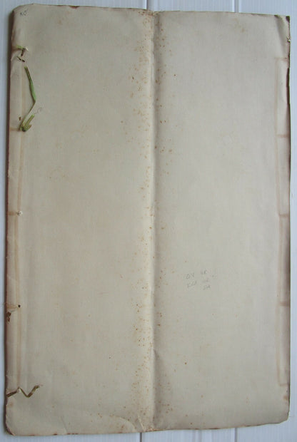 India 1907 Deed of Charge document with Special Adhesive QV 8R & KEdVII 10R, 50R