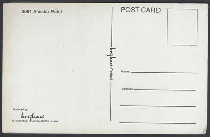 AOP India Bollywood AMISHA PATEL vintage postcard 