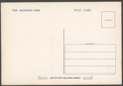 AOP India Bollywood SHAH RUKH KHAN vintage postcard 