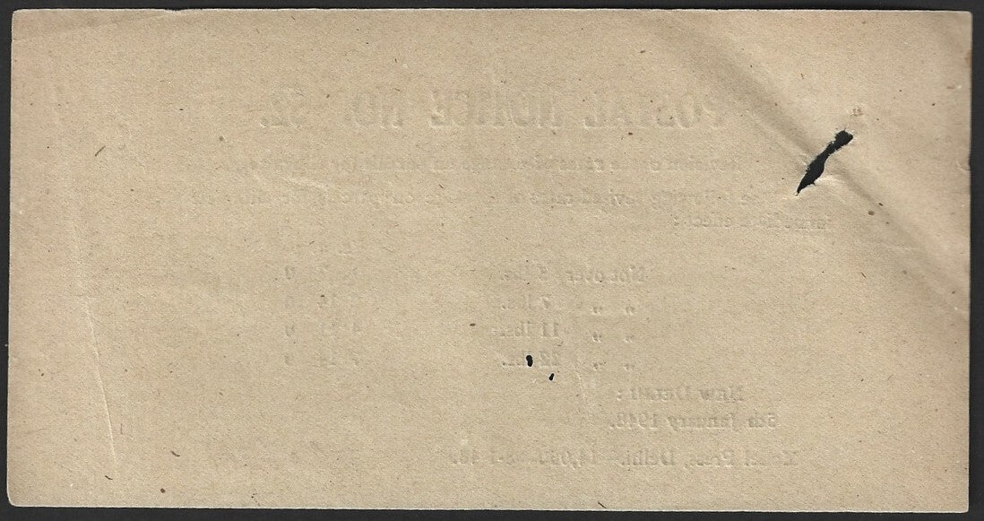 India POSTAL NOTICE #52 5th Jan 1948 Postage rates for Gilbraltar + CIRCULAR #54