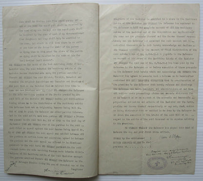 India 1949 Release document with Special Adhesive KGV 5R, 10R